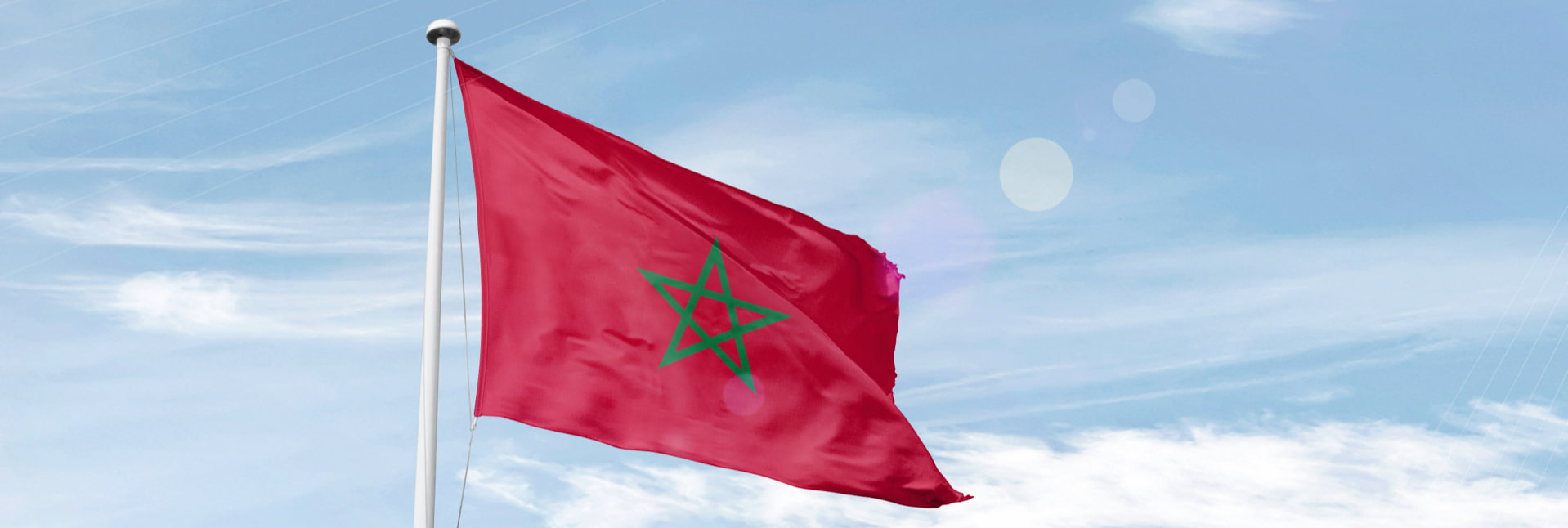 Flagge Marokko